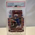 Panini Donruss 2025 Rated Rookies Throwbacks Jaxson Dart #41 Giants PSA 10