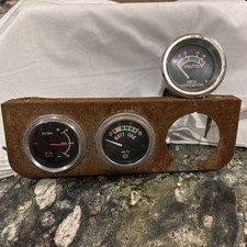 Vintage Instrument Panel W 3 Gaugesstewart Warner Vintage Instrument Panel W 3 Gaugesstewart Warner