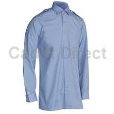 RAF Issue Mans Shirt, No Pockets, Blue, Long Sleeve