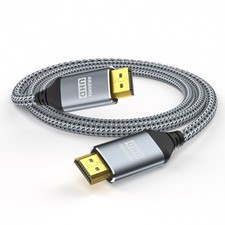 4K DisplayPort to HDMI Cable 10FT/3M DP1.2 to HDMI1.4 Uni-Directional 4K 60Hz