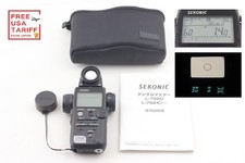 Tested Top MINT w/ Case Sekonic L-758D L758 D Digital Master Light Meter JAPAN
