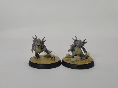 Custom Painted Fire Gecko  - Fallout Wasteland Warfare - Vermillion Minature 