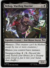Bebop Warthog Warrior 59 Teenage Mutant Ninja Turtles Magic the Gathering