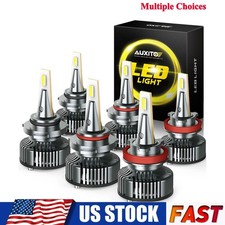 AUXITO 9005 9006 H11 LED Headlight Bulb High Low Beam Kit White Error Free 2/4/6