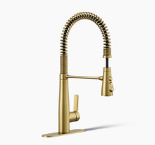 KOHLER VIND Semi-Pro Pull-Down Kitchen Sink Faucet GOLD - R33911-2MB