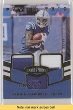 2019 Panini Plates & Patches Trio 46/99 Parris Campbell #PT-PCA Patch READ 0c6