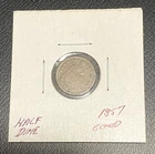 1857 - Seated Liberty Half Dime ungraded