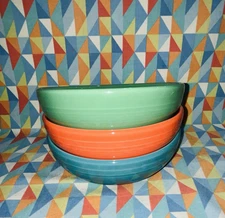 NEW FIESTA set of 3 BISTRO BOWLS medium 38 oz FIESTAWARE FREE SHIPPING