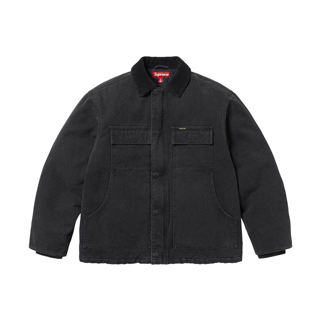 supreme Canvas Clip Jacket black Mサイズ Supreme Canvas Clip Jacket Black Men's - SS23 - US