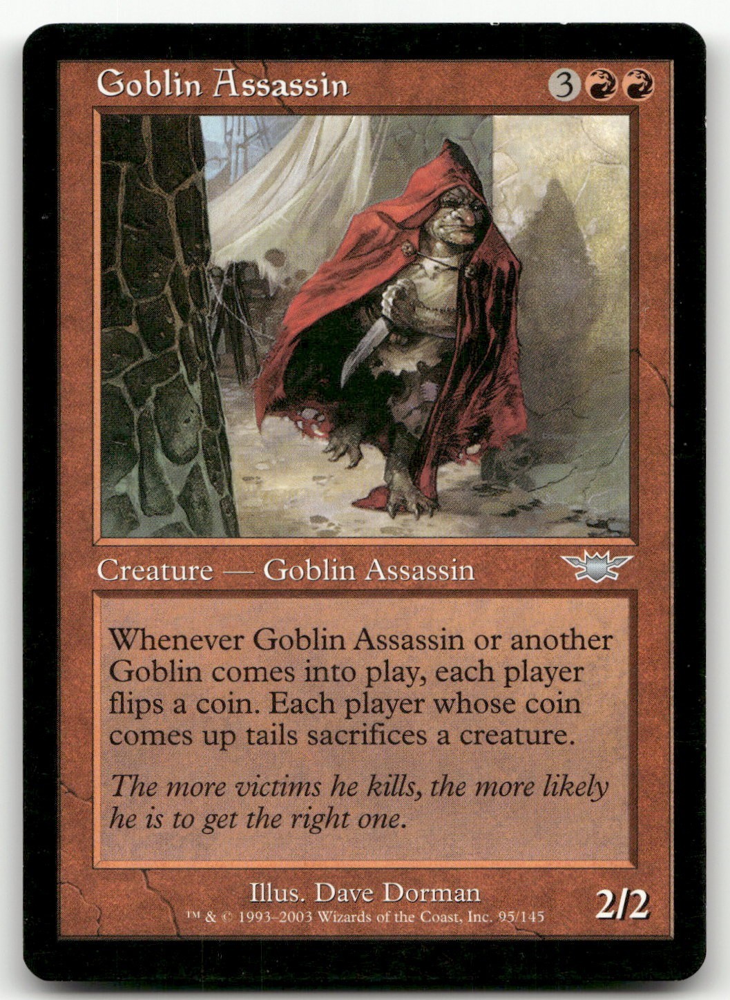 Goblin Assassin #95 (LP) Legions LGN Magic MTG