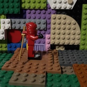 LEGO. Ninjago. Kai - The Golden Weapons minifigure from 2505, 2508, 2258. (A)