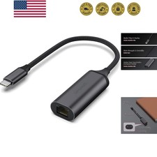 USB C to Ethernet Adapter Portable USB C 3.0 to 1-Gigabit 10/100/1000 Mbps RJ...