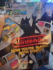 Nintendo Vintage Now You’re Playing With Power Fold In Poster