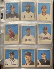 2004 Topps Cracker Jack Mini Blue Complete Set 250 Cards