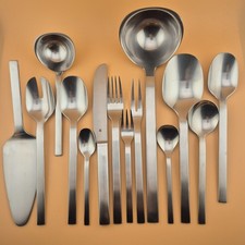 WMF Besteck Nomos zur Auswahl: Messer, Löffel, Gabel, Teelöffel, Servierbesteck