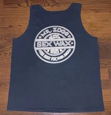 Mr. Zogs Sex Wax Tank Top Mens Medium Surf Wax Surfing 100% Cotton