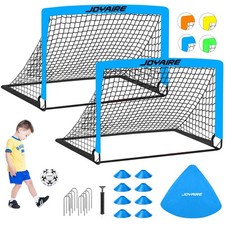 Soccer Goals for Backyard Set, Portable Kids Toddler Soccer Goal 2 of 4' x 3'...