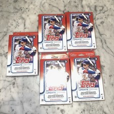 Topps Update Series Baseball Hanger Box New Factory Sealed 59 Cards. Lot of 5 