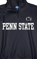 Penn State Nittany Lions 1/4 Zip Sweatshirt by Blue 84 Men's XL Cotton Stretch