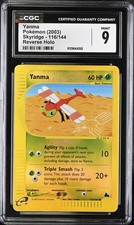 CGC 9 MINT Yanma 116/144 Skyridge REVERSE HOLO Vintage WOTC 2003 Pokemon Card on eBay