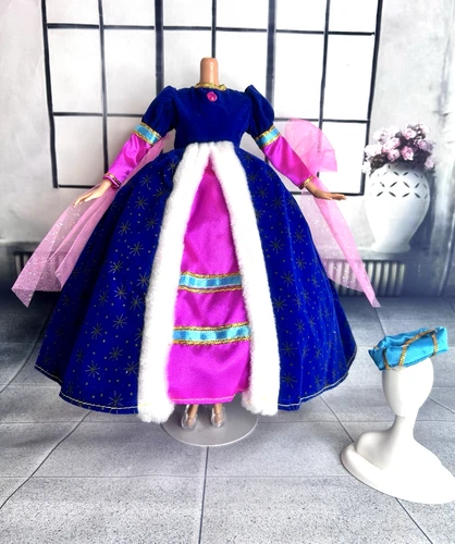 Vintage Barbie Clone Disney Princess Rapunzel Gown Set by Kid Kore DeBoxed