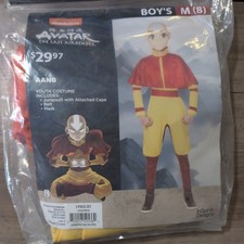 Nickelodeon Avatar the Last Airbender Aang Costume Youth Boys Medium Size 8 ATLA