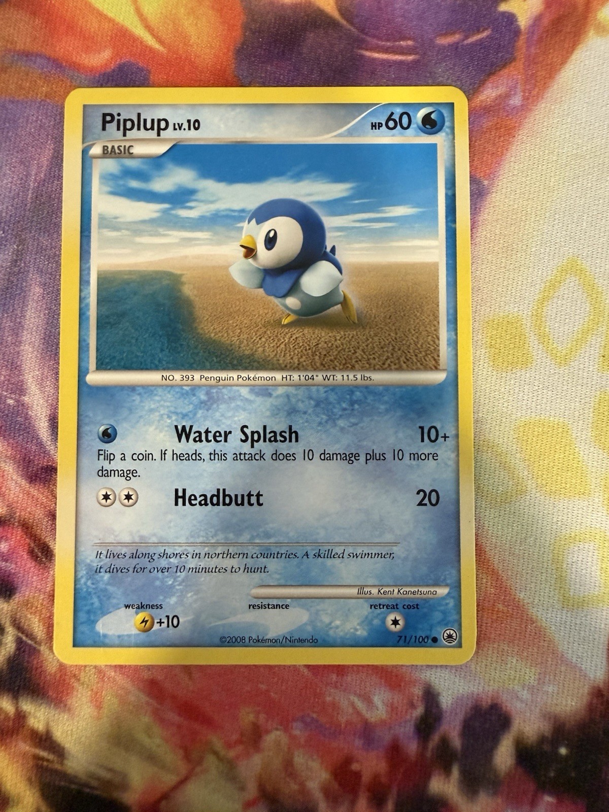 Piplup 71/100 Pokemon Majestic Dawn Common 2008 LP