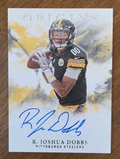 R. JOSHUA DOBBS 2017 ORIGINS ROOKIE  AUTOGRAPH RC AUTO STEELERS