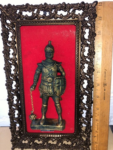 Vintage John W. Higgins Armory Museum Souvenir KNIGHT Wall Plaque
