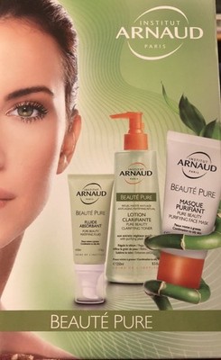 Institut Arnaud Paris Beauté Pure 3 Pc: Matify Fluid, Mask, Toner Lotion NATURAL