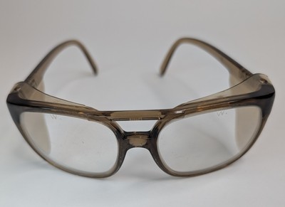 Vintage Spectra WILLSON Safety Glasses Aviator Sunglasses w Side Shields