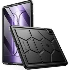 For OnePlus Pad 3 Case 13.2 inch (2025) Poetic Rugged Soft Silicone Cover Black