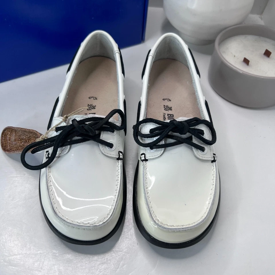 Birkenstock Tennessee Patent Leather Loafer Regular Fit Women's 5/EU 36 NWB FLAW - Image 3 of 4