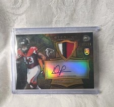 2014 Bowman Sterling Devonta Freeman Rookie 3 Color Patch Auto /99