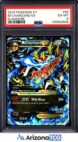 M Charizard-EX graded PSA 6 for sale on eBay