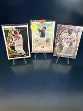Masataka Yoshida 3x Lot, Black Gold RC, Boys of Summer /275 & Tribute, Red Sox