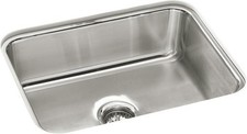 STERLING McAllister Undermount Stainless Steel 24 Inch Single Bowl Kitchen Sink