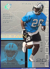2001 Upper Deck SPX Dee Brown Rookie Card RC #131 /999. rookie card picture