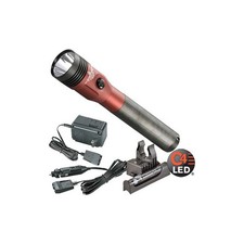 Streamlight Stinger LED Rechargeable Flashlight w/ Charger Red 75612 NEW