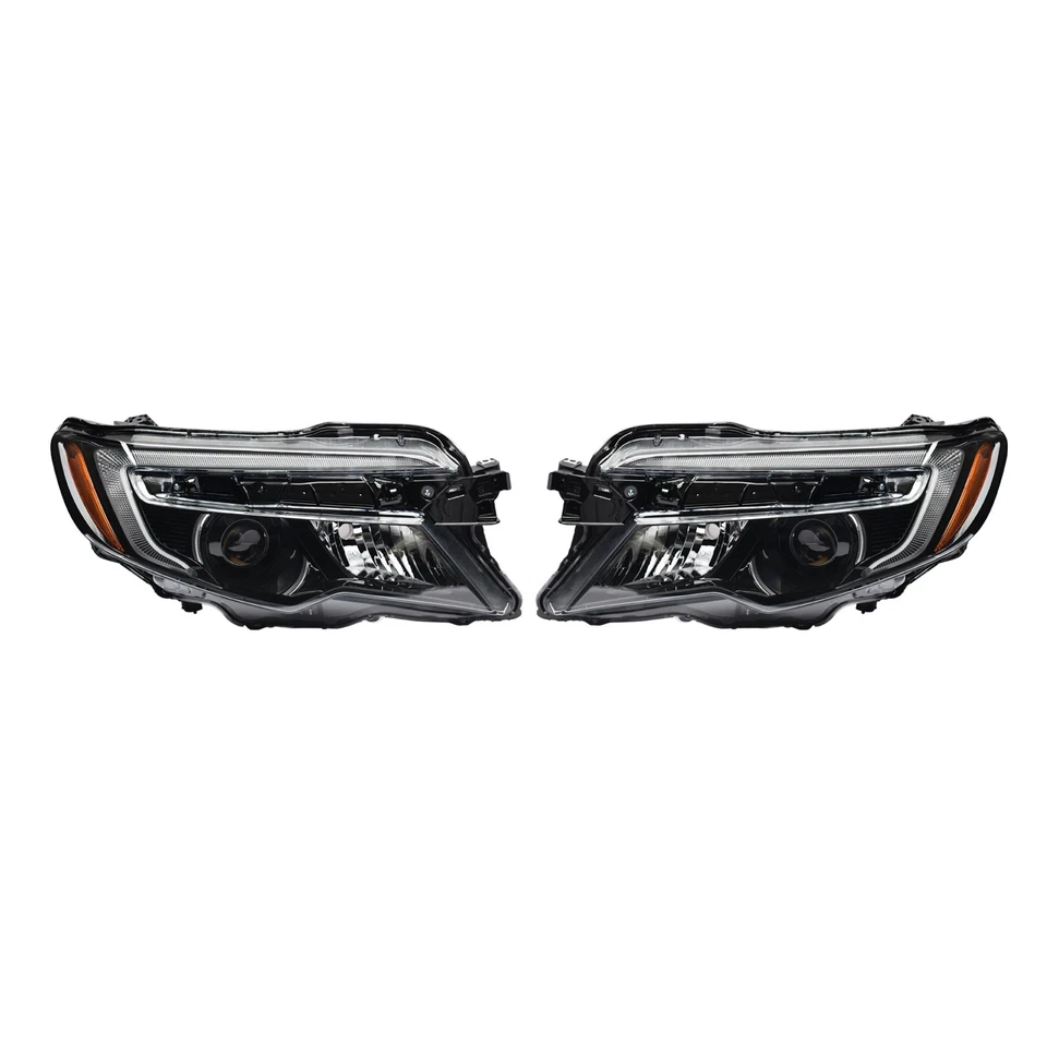 Pair LED Low Beam Headlights w/DRL For 2016-2021 Honda Pilot 2017-2021 Ridgeline - Imagem 2 de 4