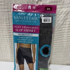 Vanity Fair Slip Short Radiant Collect. Light Smoothing Breathability S/5 Black