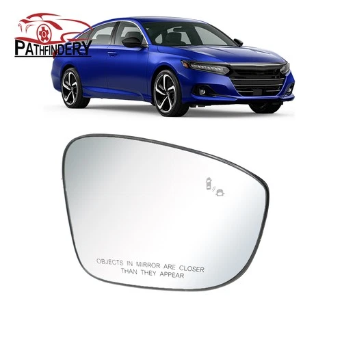 Passenger Right Side Heated Blind Spot For 2018-2022 Honda Accord Mirror Glass