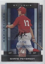 2008 Donruss Elite Extra Edition 11/50 Shane Peterson #89 Auto g1z