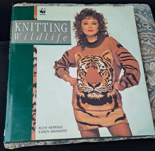 Vintage 1989 WWF Knitting Wildlife By Ruth Herring/Karen Manners Good Inside. - Foto 5 di 16