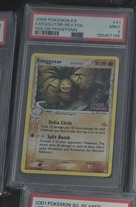 Pokémon EX Holon Phantoms Exeggutor Reverse Foil 41/110 PSA 9 MINT