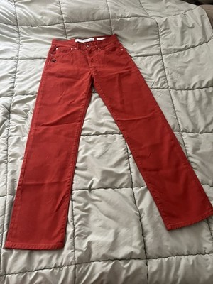 Off-White Diagonal Baggy Orange Straight Leg Jean