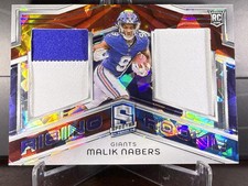 2024 Malik Nabers Panini Spectra Astral Rising Rookie Material #RRM-MNS 8/40