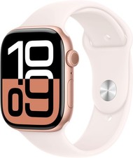 Apple Watch Gen 10 Series 10 46mm Rose Gold Aluminum - Light Blush Sport Band