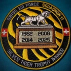 SWISS AIR FORCE SQUDRON 11 Silver Tiger Trophy F/A-18 Meiringen limit.mit Klett.