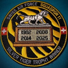 SWISS AIR FORCE SQUDRON 11 Silver Tiger Trophy F/A-18 Meiringen limit.mit Klett.